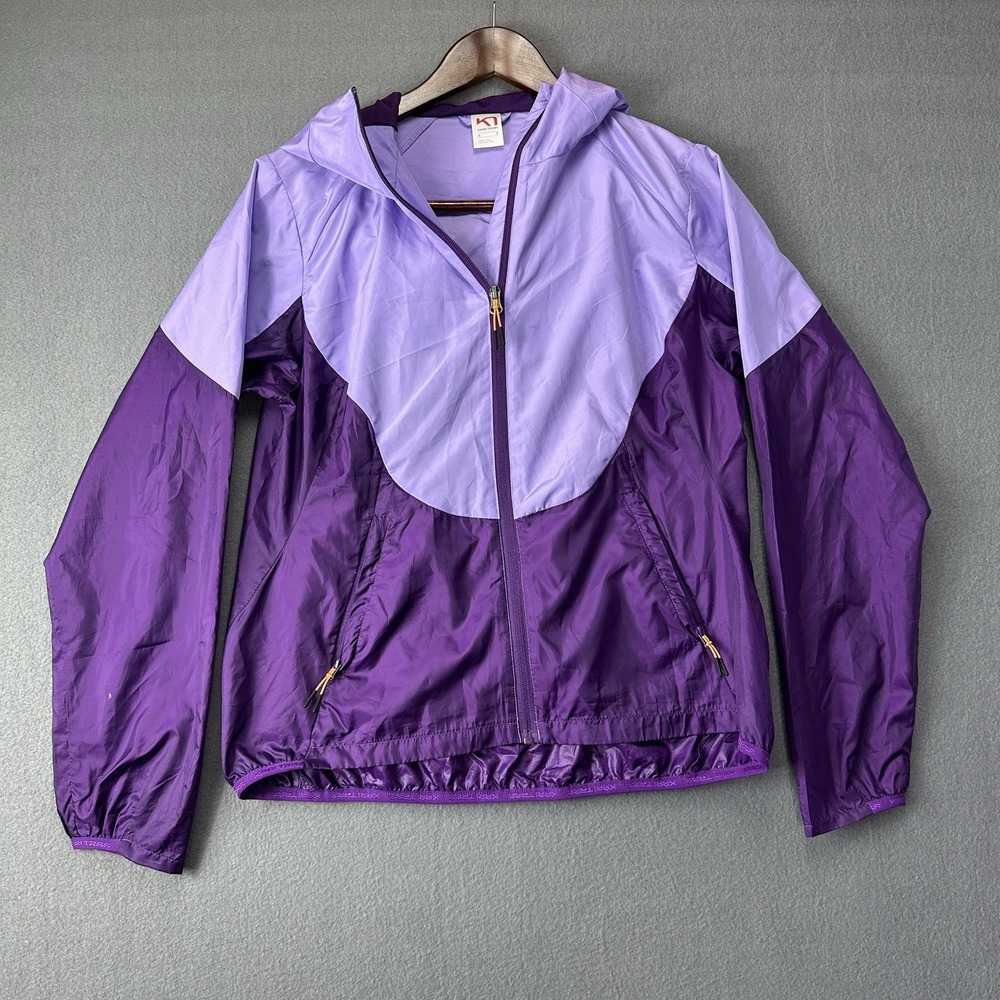 Kari Traa Marte Hooded Wind‎ Resistant Running Jacket Small